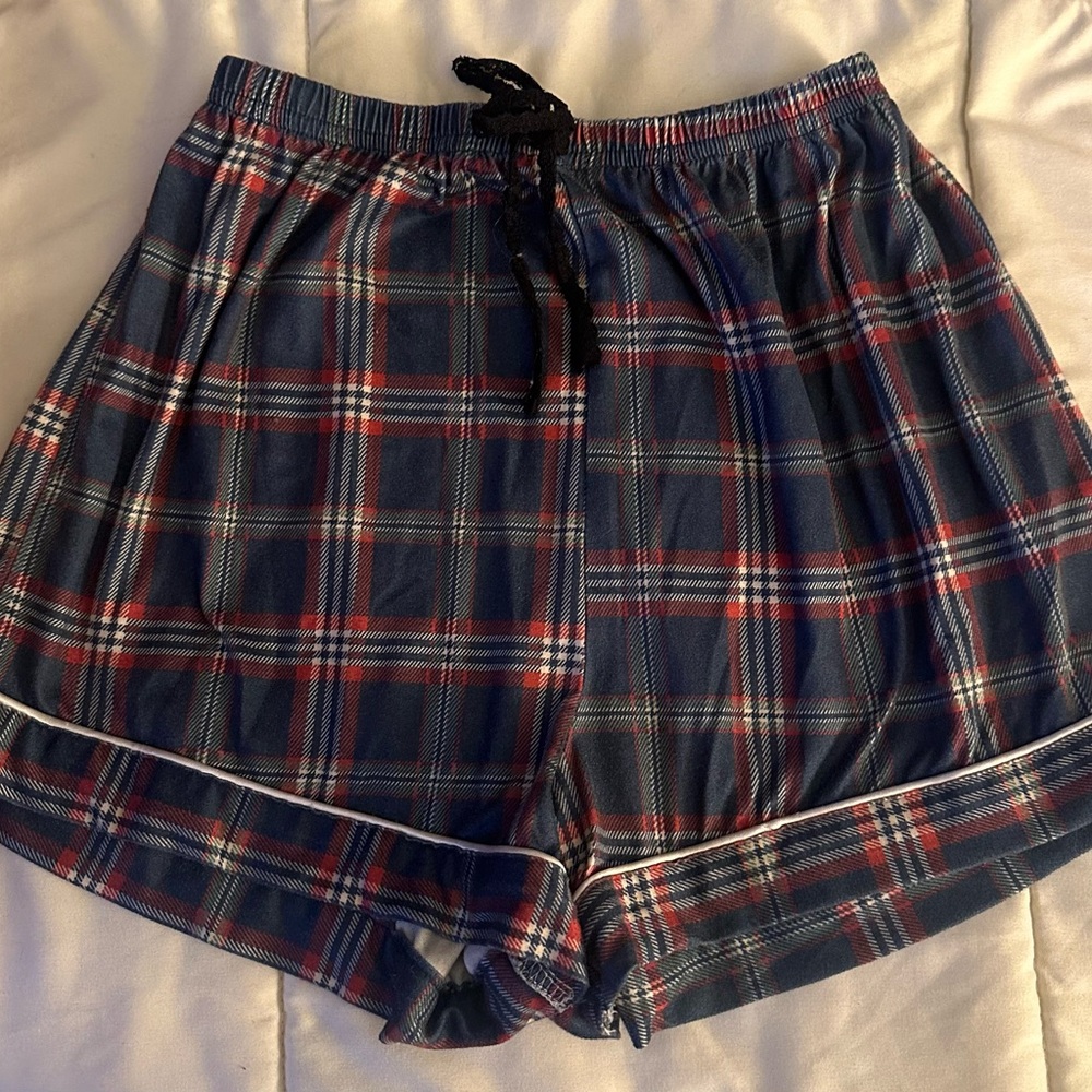 Plaid Lounge Shorts